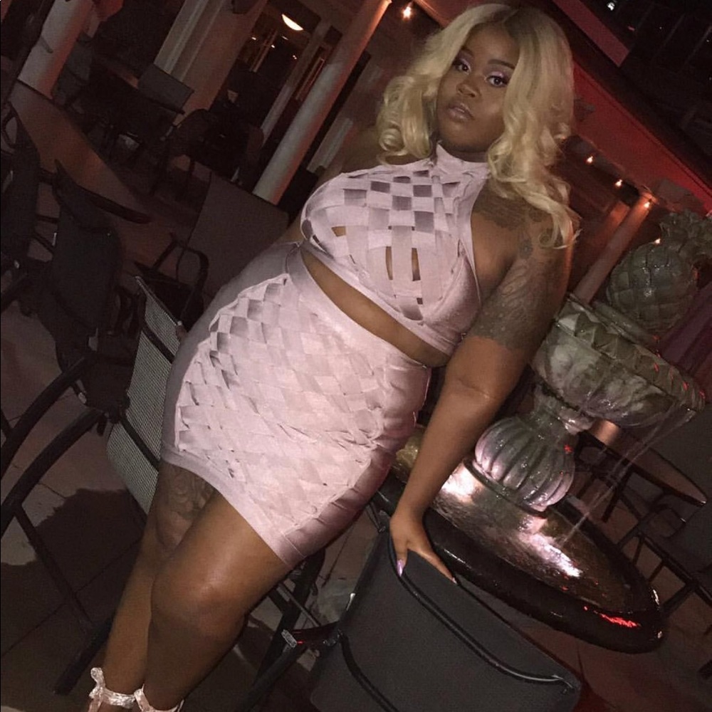 Bandage skirt set